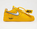 Off-White x Nike Air Force 1 Low "Lemonade" (University Gold). Suace Drip