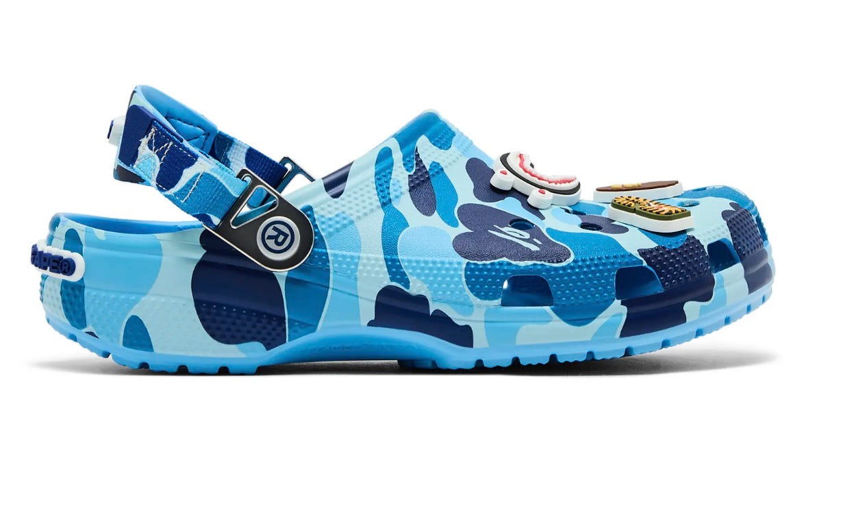 BAPE x Crocks Classic Clog ABC           Camo - Blue