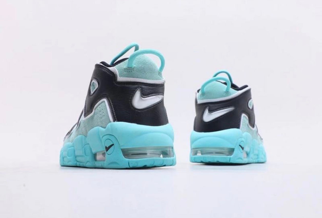 Nike Air More Uptempo '96 QS in the "Light Aqua" colorway