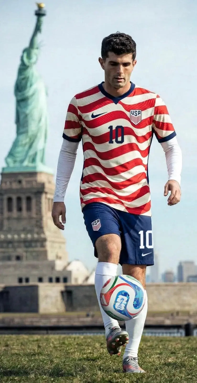 USA 2026 World Cup Home Stadium Jersey Suace Drip