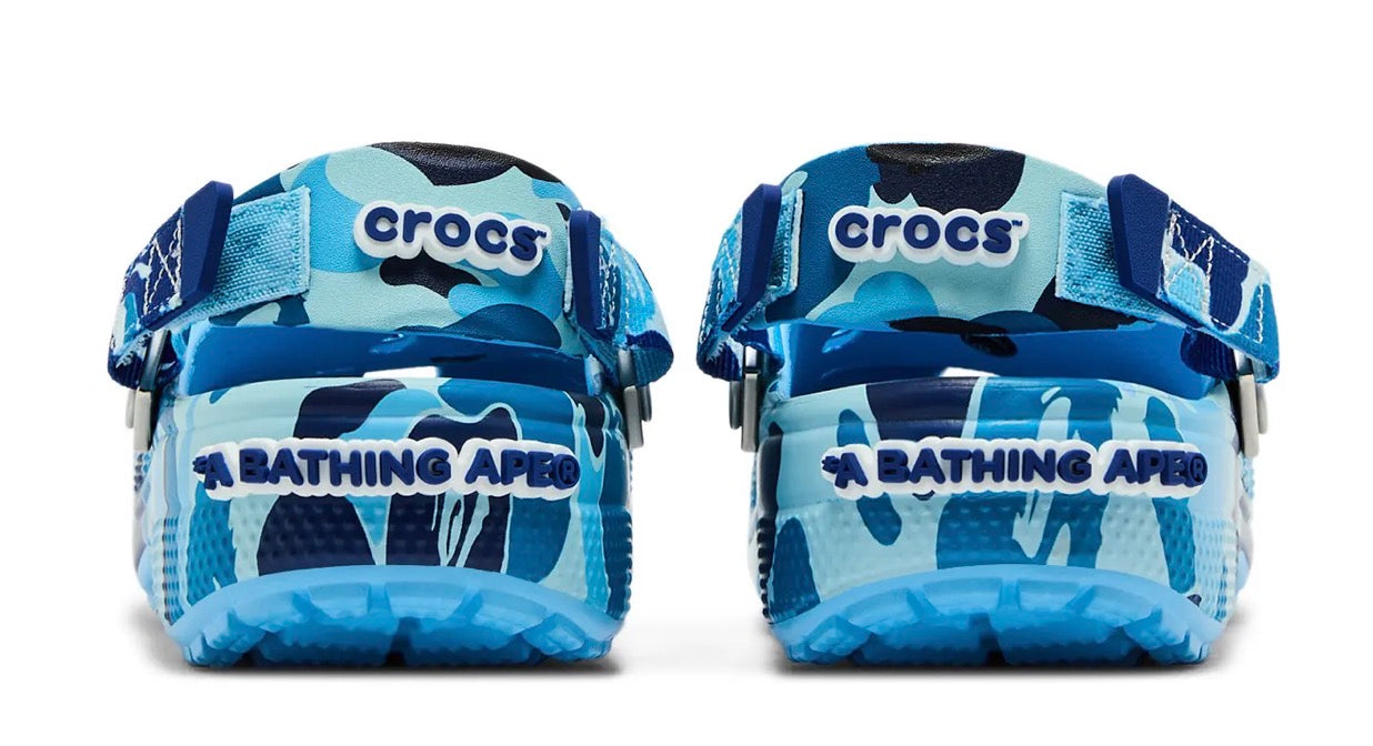 BAPE x Crocks Classic Clog ABC           Camo - Blue