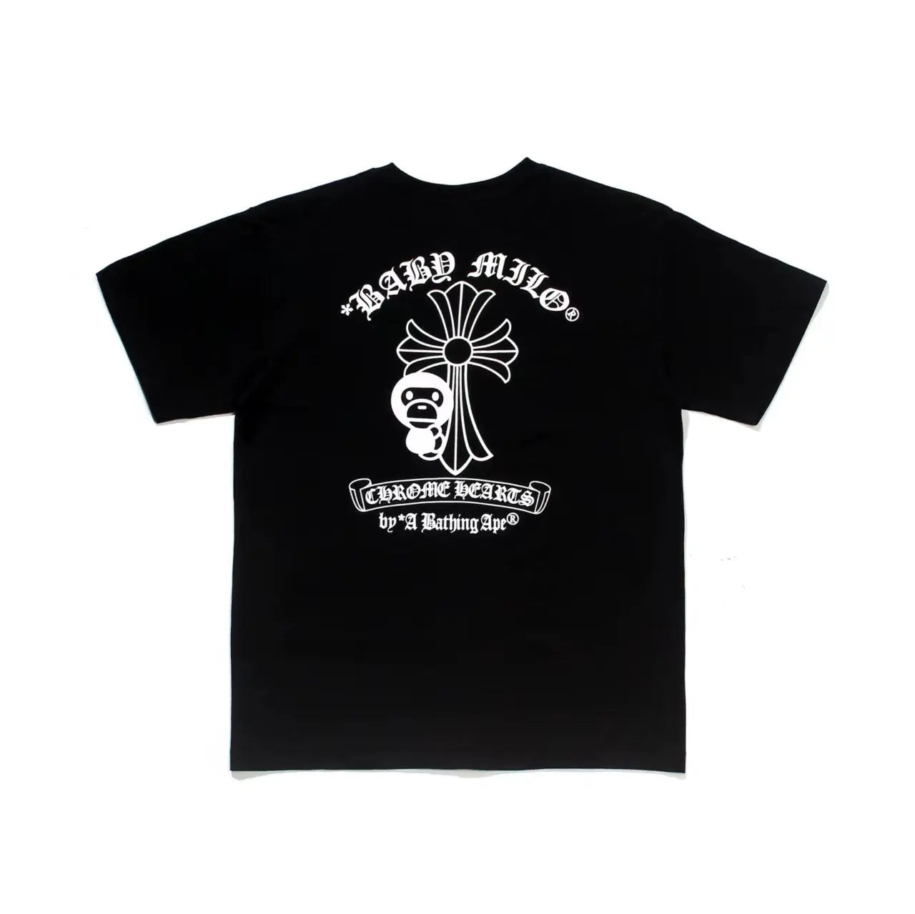 BAPE x Chrome Hearts T-Shirt 'Black' Suace Drip