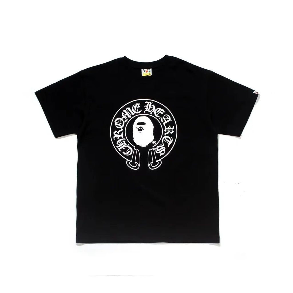 BAPE x Chrome Hearts T-Shirt 'Black' Suace Drip