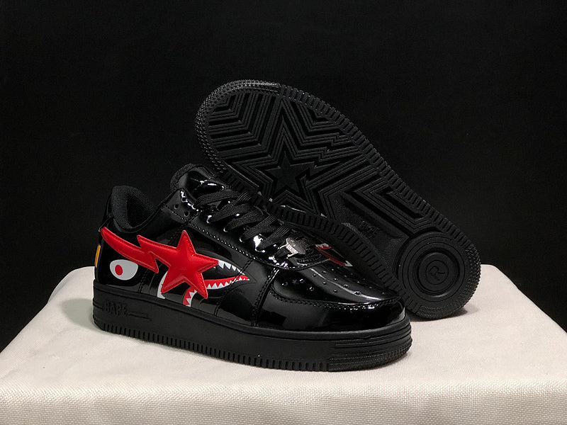 Bapesta Low M2 'Shark Face - Black'