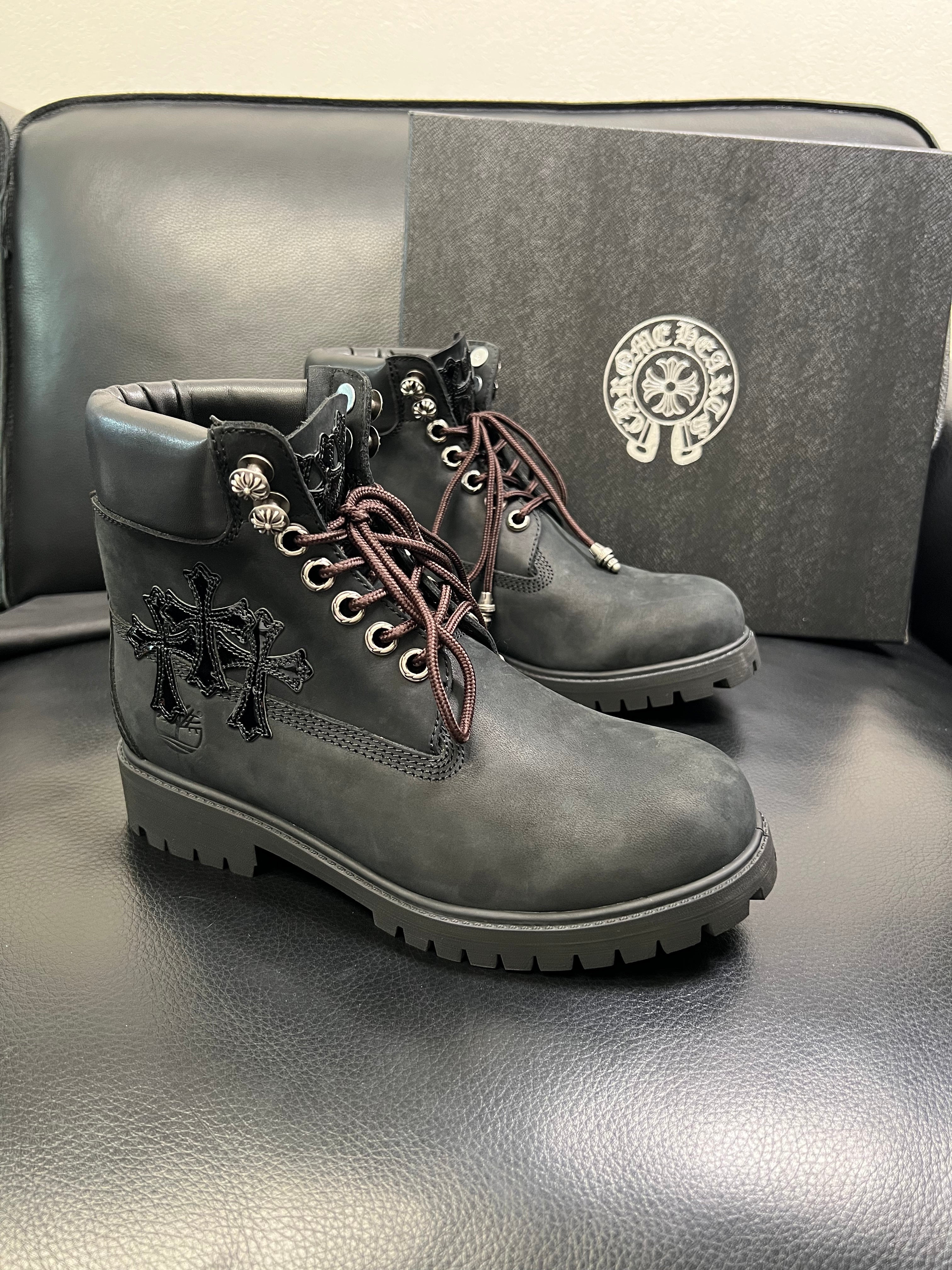 Custom Chrome Hearts Timberlands