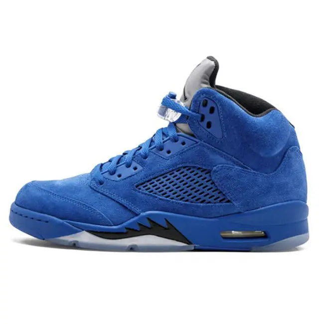 Nike Air Jordan 5 Retro 'Blue Suede Suace Drip