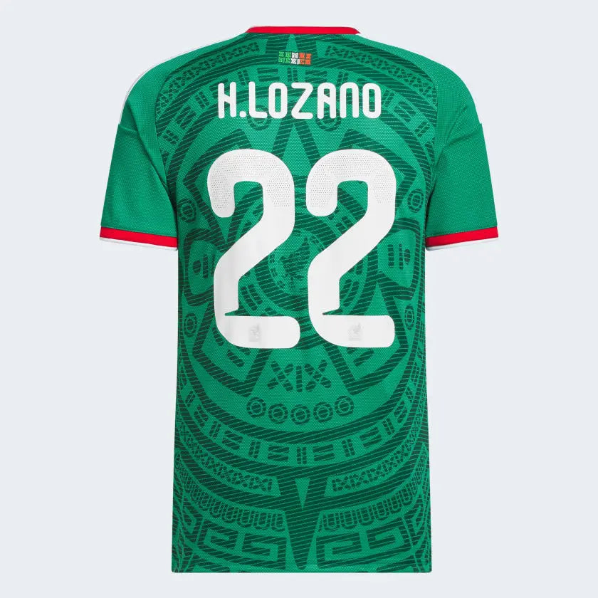 MEXICO 26 HOME LOZANO JERSEY Suace Drip