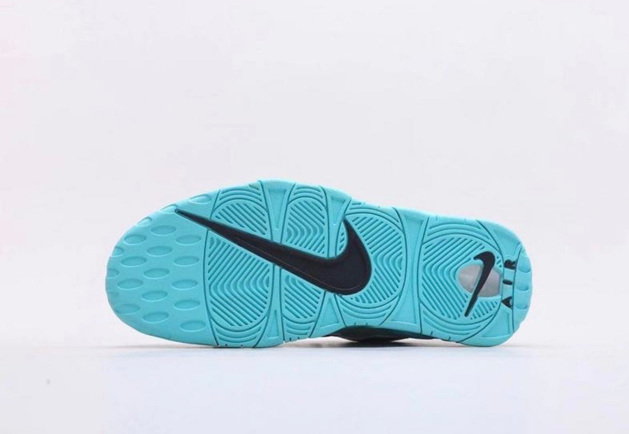 Nike Air More Uptempo '96 QS in the "Light Aqua" colorway