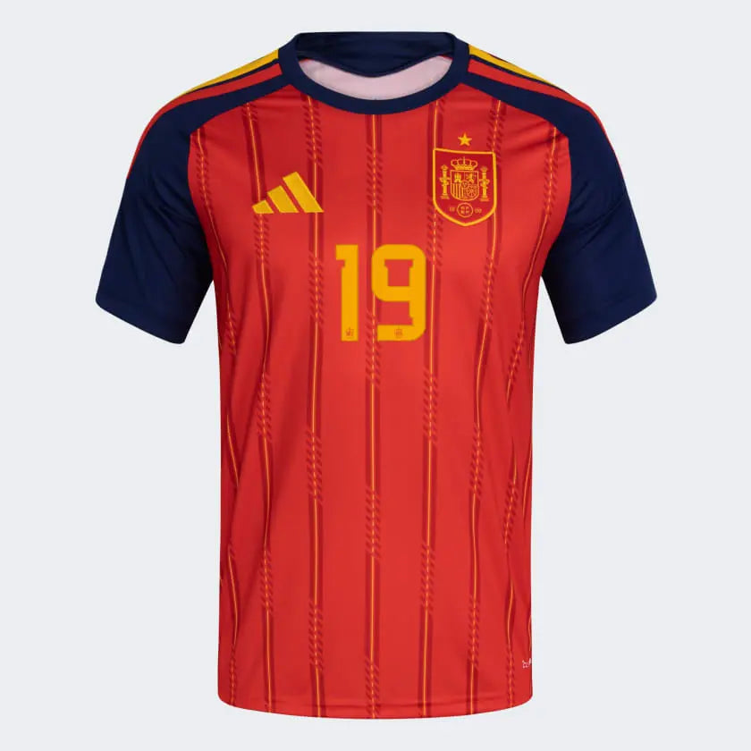 Spain 26 Home Yamal Jersey Suace Drip