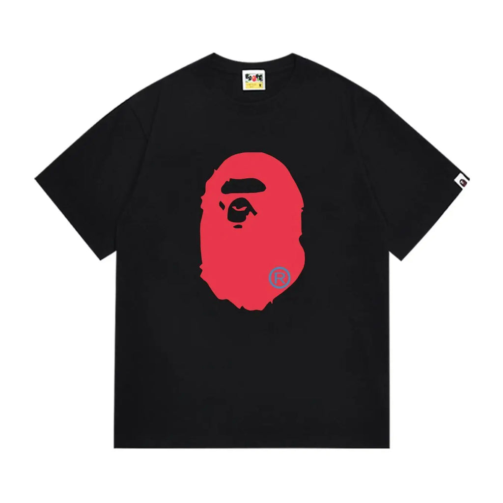 BAPE Colors Big Ape Head Tee 'Black' Suace Drip