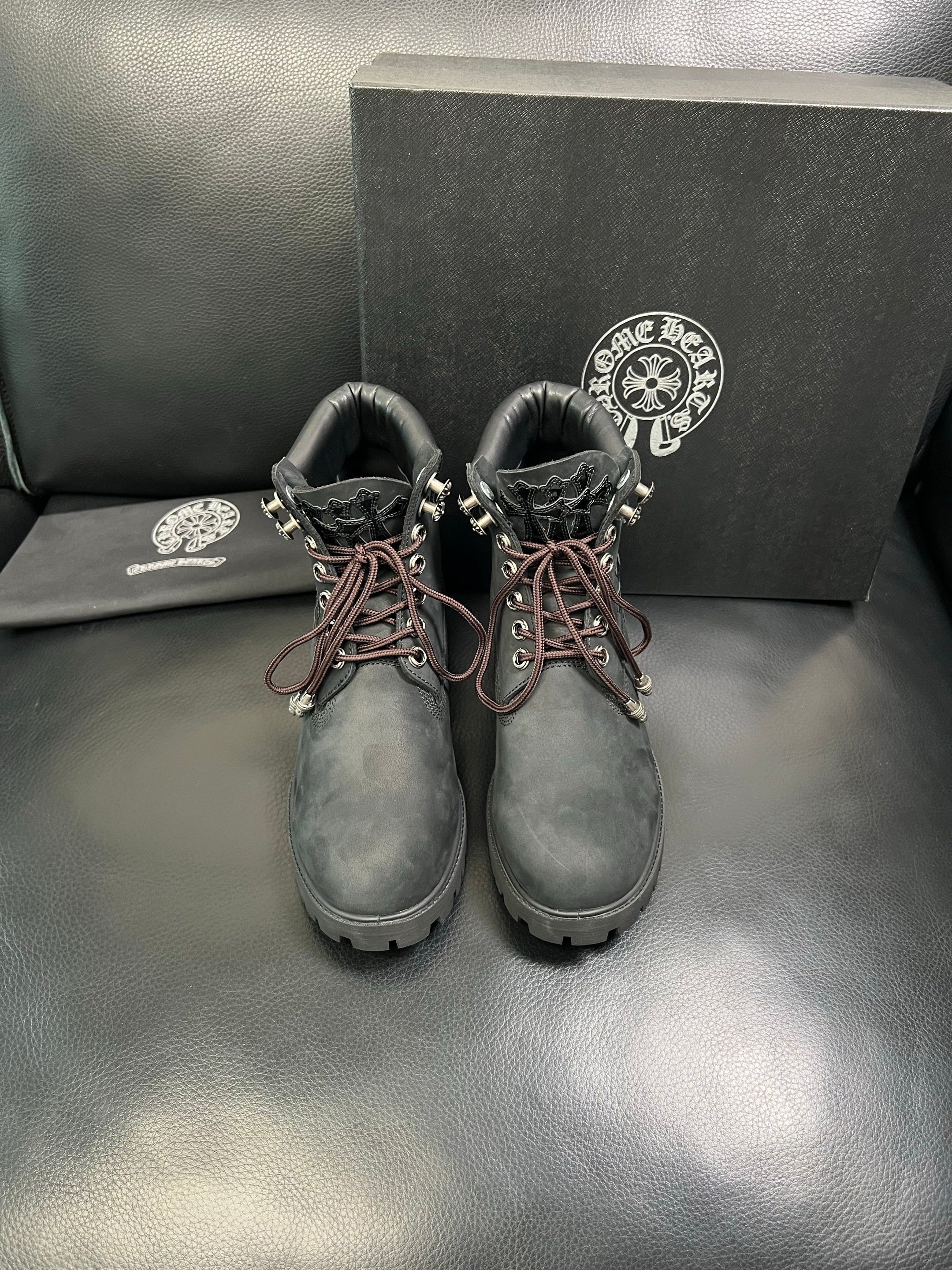 Custom Chrome Hearts Timberlands