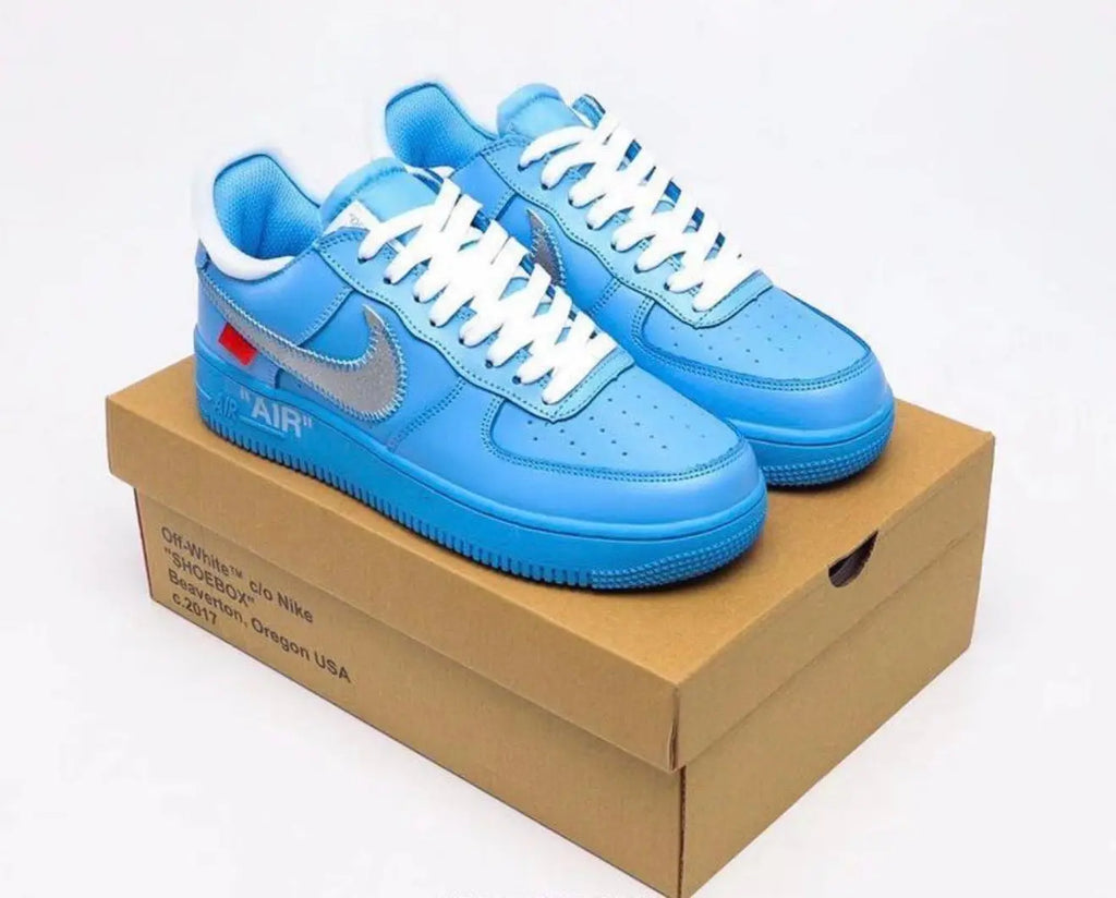 Nike Air Force 1 Low Off-White MCA University Blue Suace Drip
